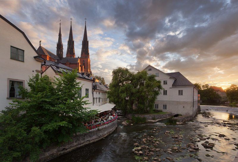 sweden, uppsala, уппсала, швеция Швеция: вечер в Уппсале фото превью