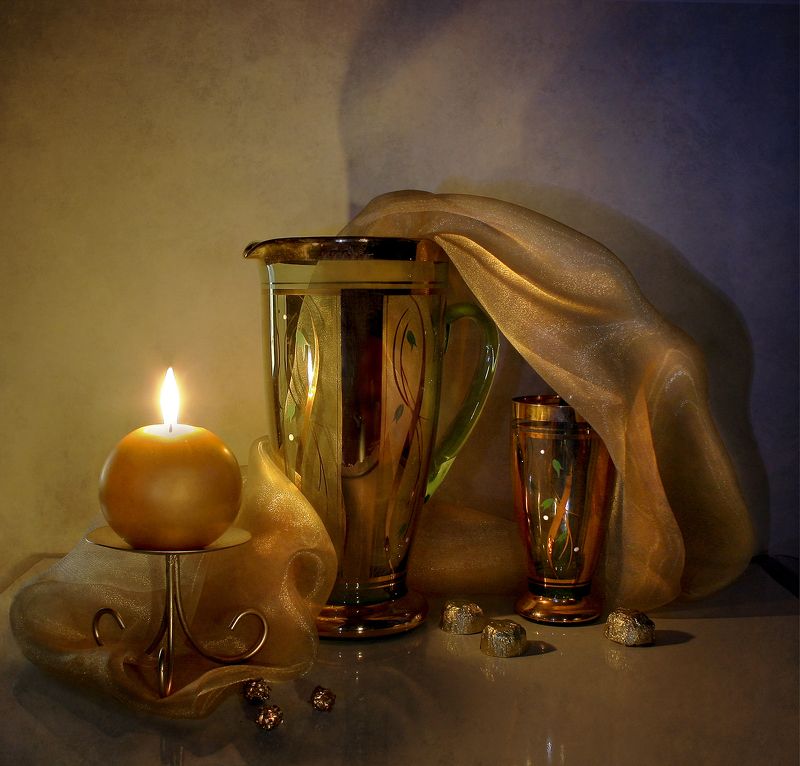 Кувшины, Настроение, Натюрморт, Свечи  фото превью