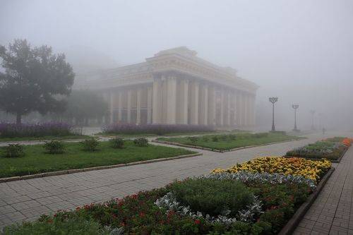 Город в тумане