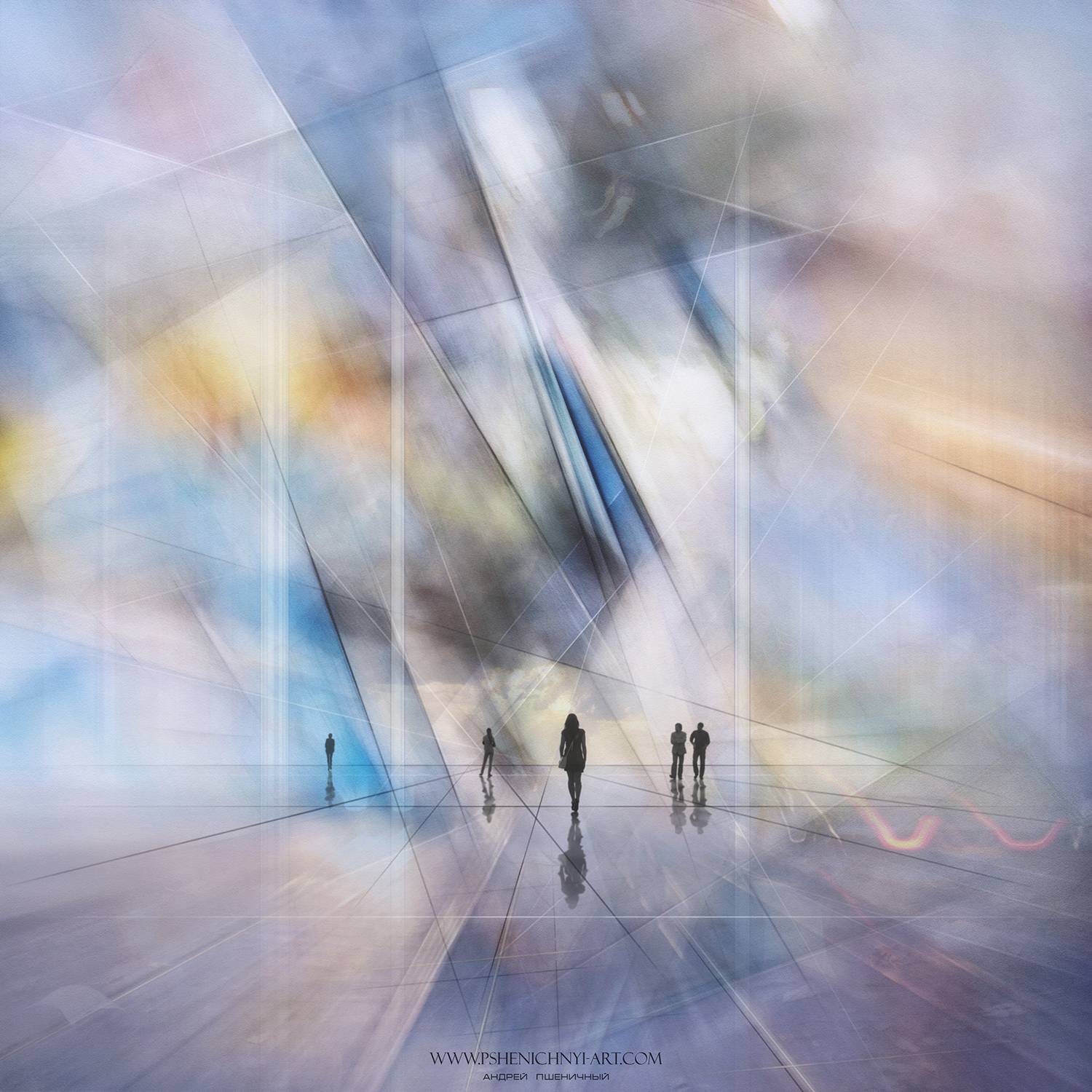 атмосфера, структура, палитра, весна, город, силуэты, абстракция,свет, перспектива, Пшеничный Андрей