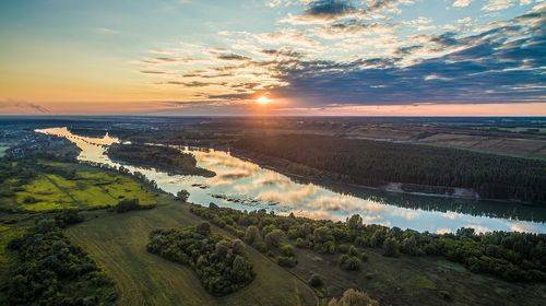 Закат на Бии