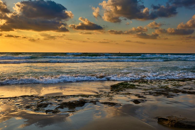 Mediterranean Sea, Sunset фото превью