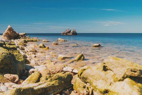 Причудливые виды Осовинской степи и бухт Азовского моря.