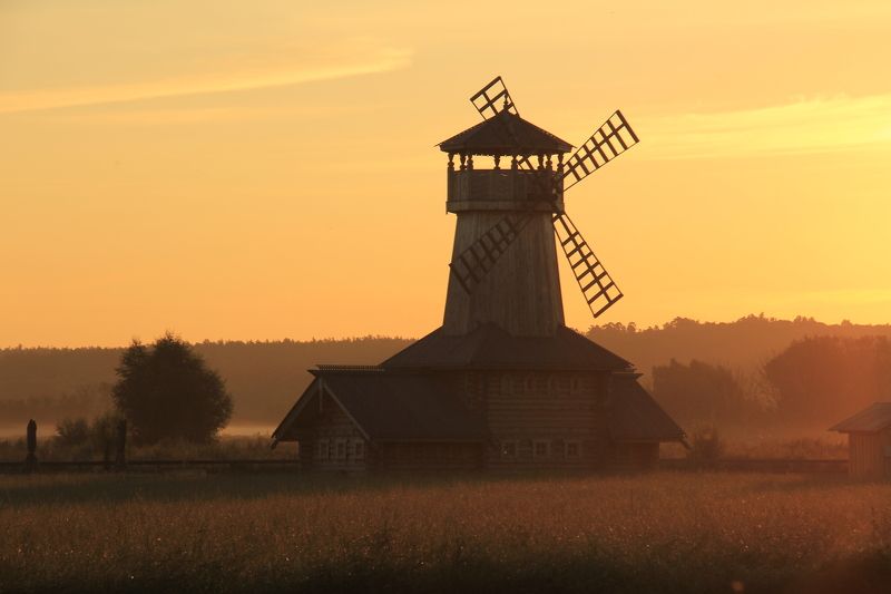 Золотое утро на мельнице фото превью