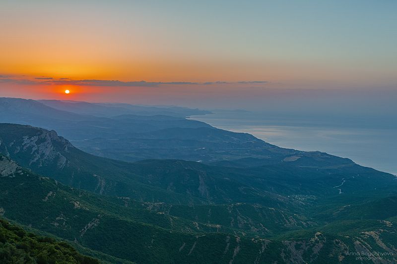 Рассвет на Демерджи фото превью