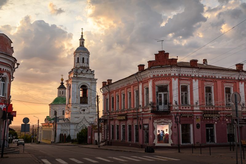 елец, утро, город, храм, храмы, рассвет, закат, архитектура По улочкам... фото превью