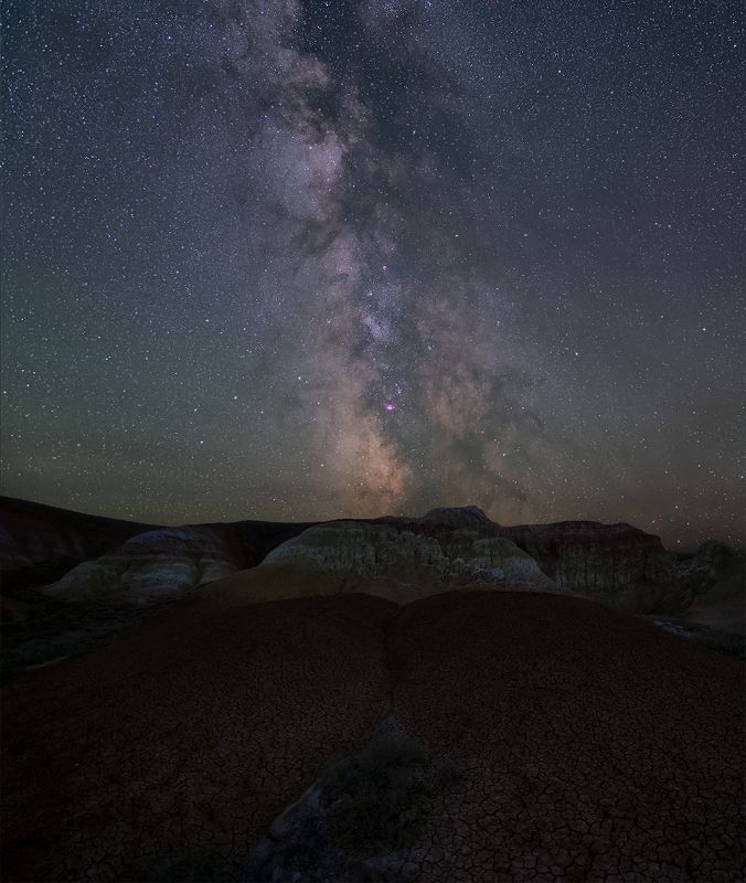 астро, астрофото, ночь, пейзаж, горы, звезды, млечный путь, галактика, небо Повернулась к тебе задом фото превью