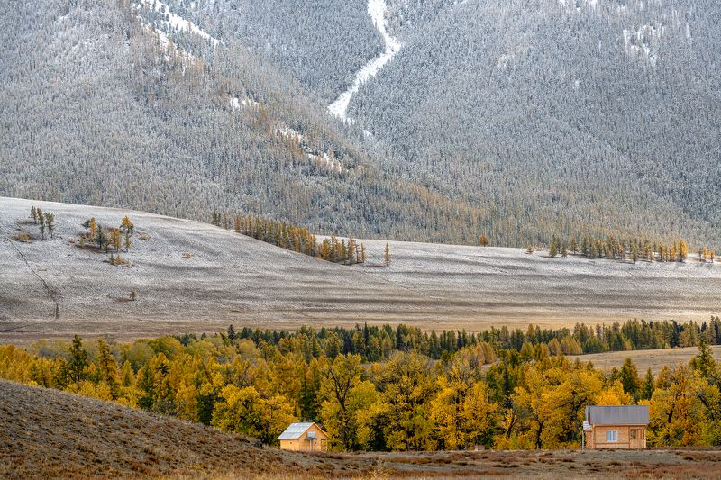 алтай, осень, горы Скоро зима фото превью