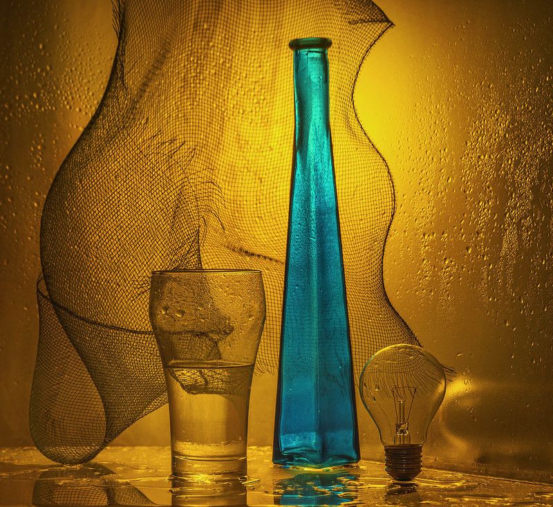 Свет и стекло в натюрморте фото превью