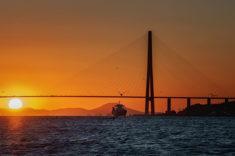 Рассвет во Владивостоке фото превью