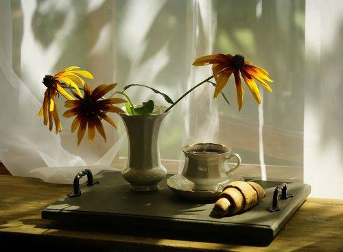 Пить чай в деревне..