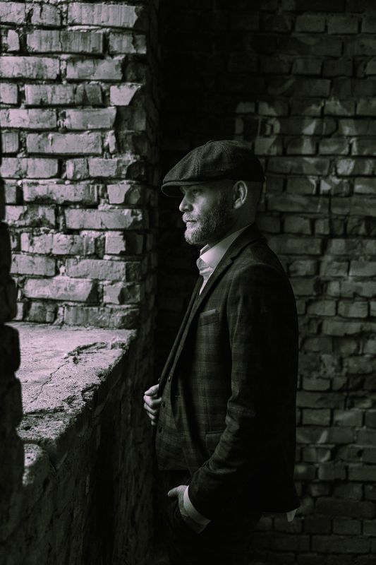 мужской портрет, черно-белое, чб, фэшн Antony фото превью