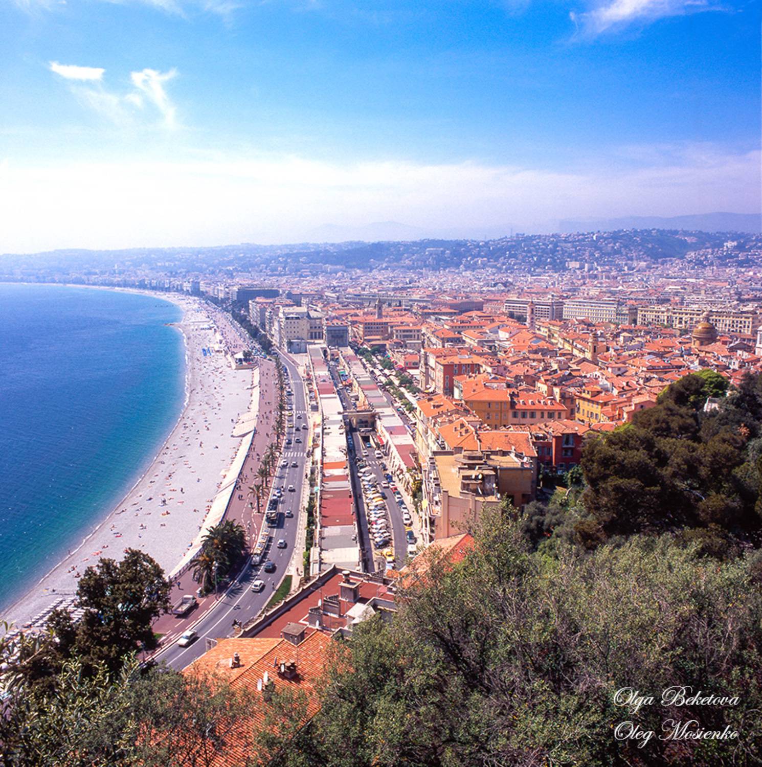 город, пейзаж, ницца, Бекетова Ольга