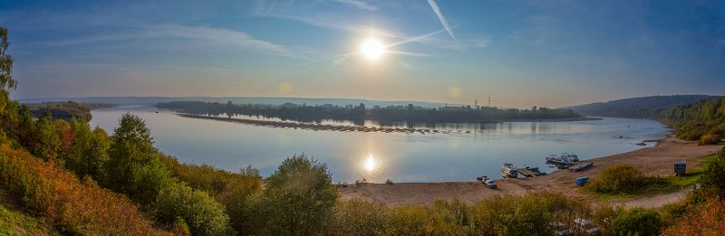 река, утро, вятка, рыбалка, сентябрь Утро фото превью