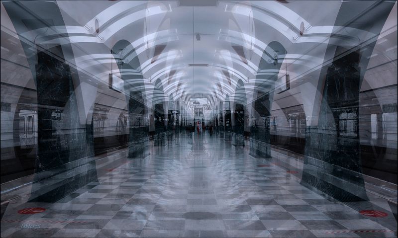 метро, москва, архитектура, транспорт, город, подземка, коллаж, композитное, остальное, разное, другое, прочее Подземка.. фото превью