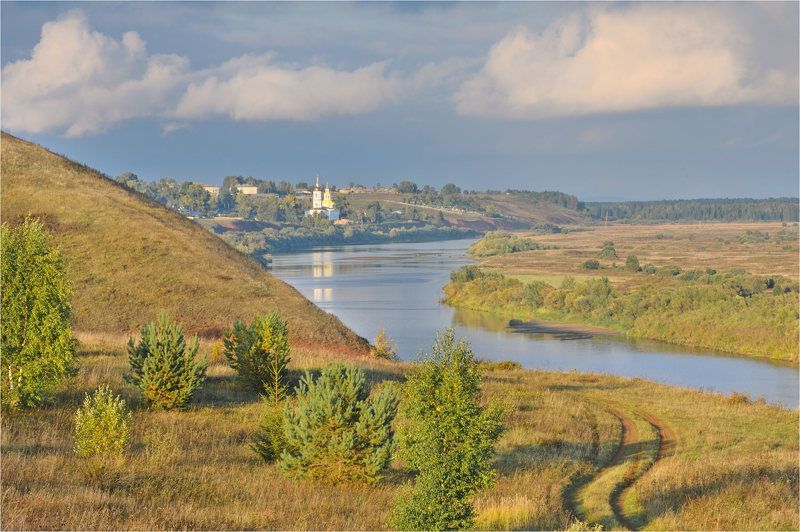 Вечер над рекой фото превью