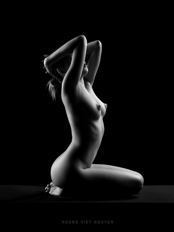 nude, fine nudes, body, bw, black and white, monochrome, asian, vietnam, vietnamese, studio * * * фото превью