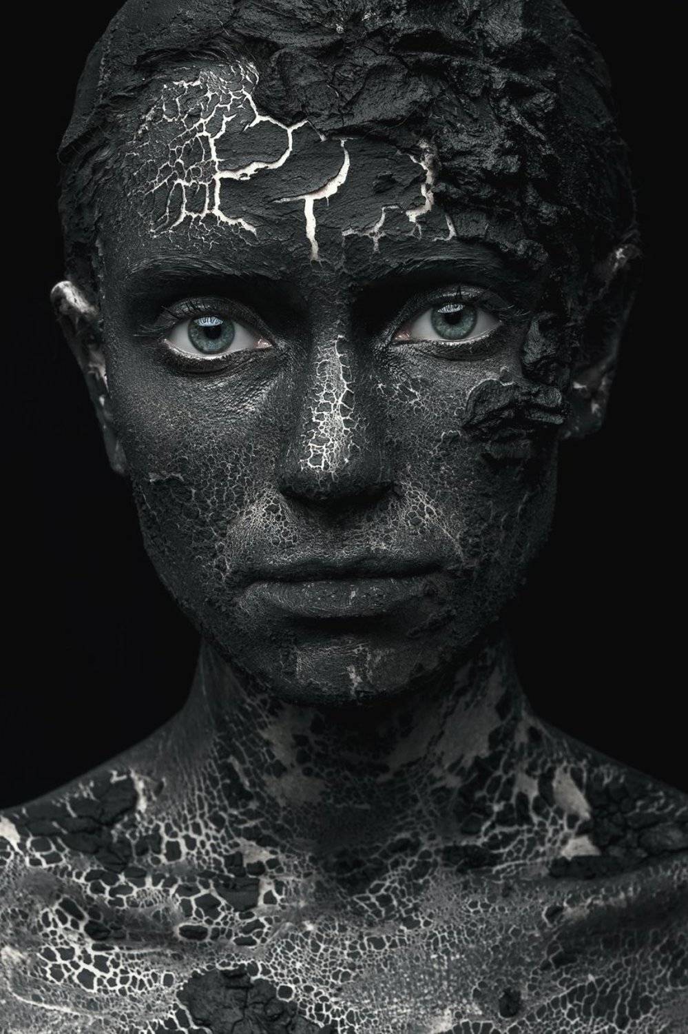 girl, portrait, black,, Самойленко Ярослав