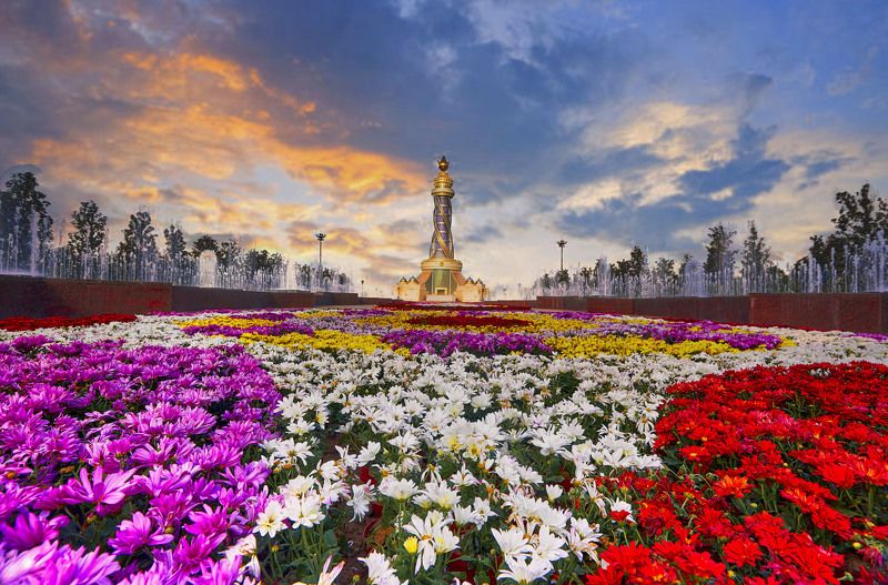 Цветущий Душанбе, город миллиона хризантем… фото превью