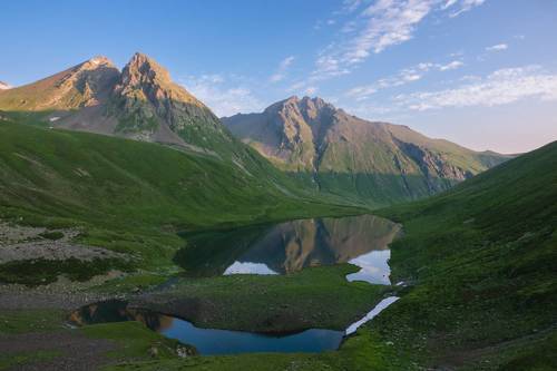 Утро на озере Чилик