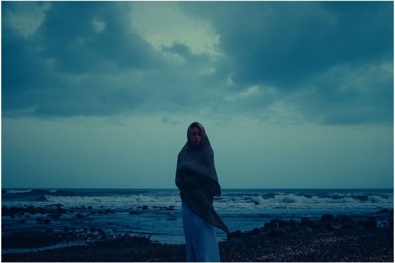 portrait, fashion, editorial, fashionphotography, girl, model Blue feelings фото превью