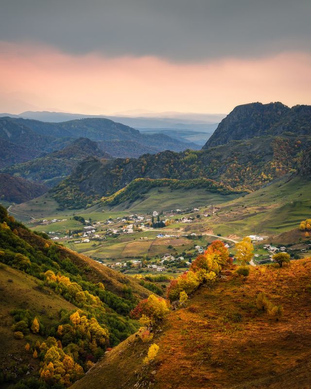 кавказ, горы, осень, гум-баши, гумбаши, карачаево-черкесия Осень на перевале фото превью