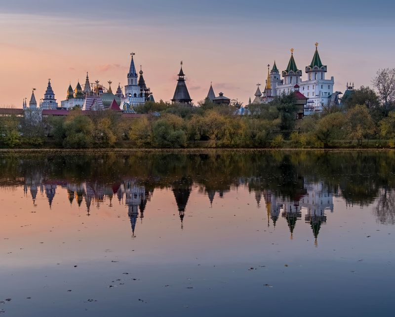 город москва, кремль, измайлово, izmailovo, нд, московский кремль, измайловский кремль, моя москва, городской пейзаж, осень, что такое осень? Однажды осенним вечером фото превью