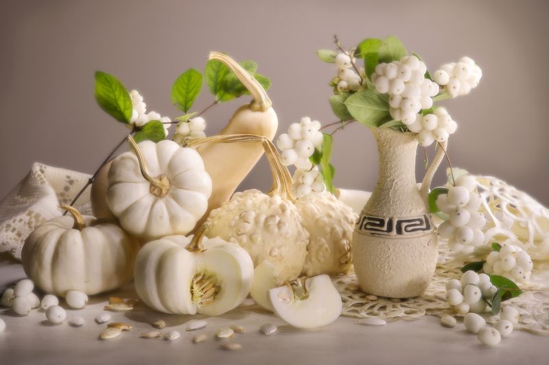 урожай, тыква, снежноягодник Тыквы фото превью