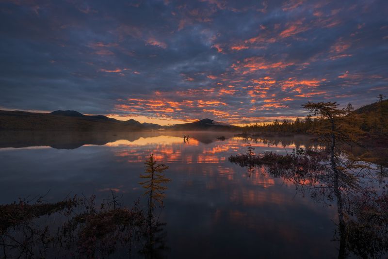 озероджекалондона, колыма, магадан Озеро Джека Лондона в ожидании рассвета фото превью