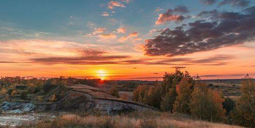 Осенний закат.