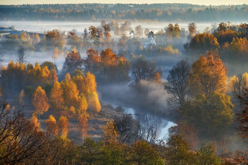 Октябрьское утро фото превью
