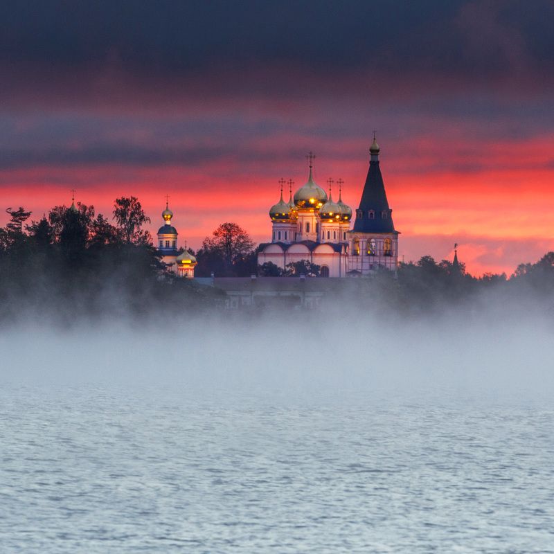иверский монастырь, валдай Туман над Янцзы фото превью