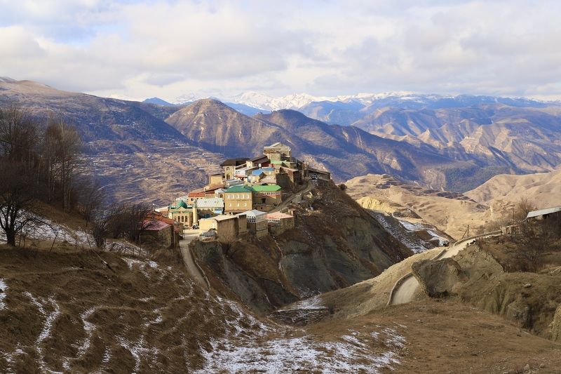 аул дагестан утро зима чох Древний аул фото превью
