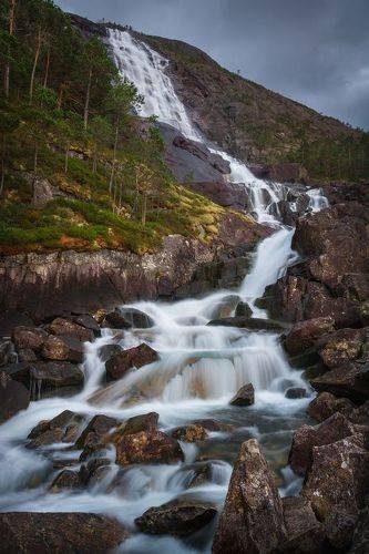 Langfossen, Norway