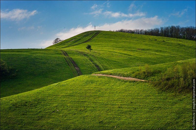 гора, высота, зелень Гора Абин в мае фото превью