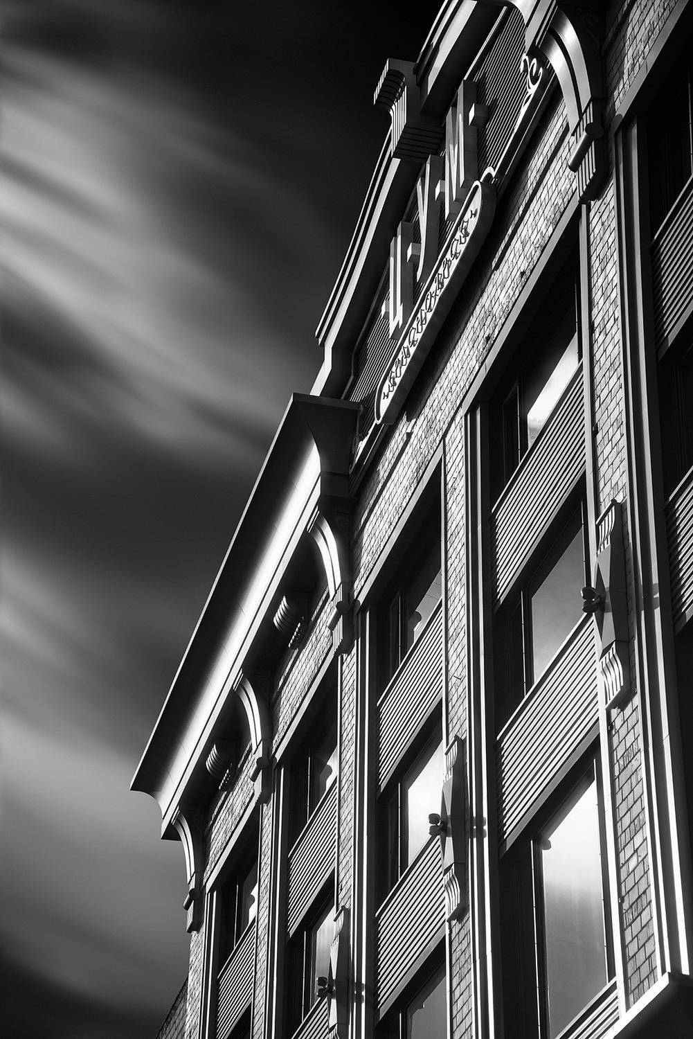 город, архитектура, пейзаж, фасад, чб, черно-белое, выдержка, цум, красноярск, , Дмитрий Антипов