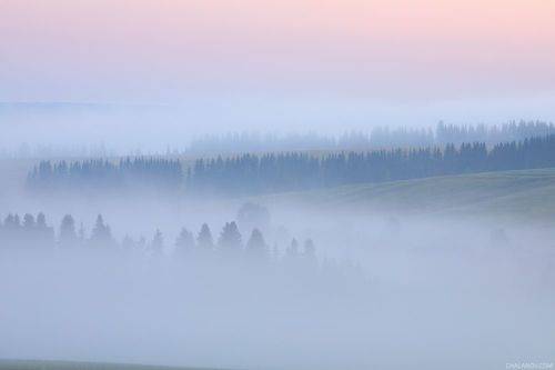 Утро на окраине села Пожег