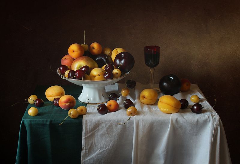 натюрморт, фрукты  фото превью