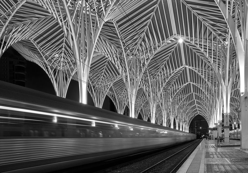 Oriente Railway Station in Lisbon фото превью