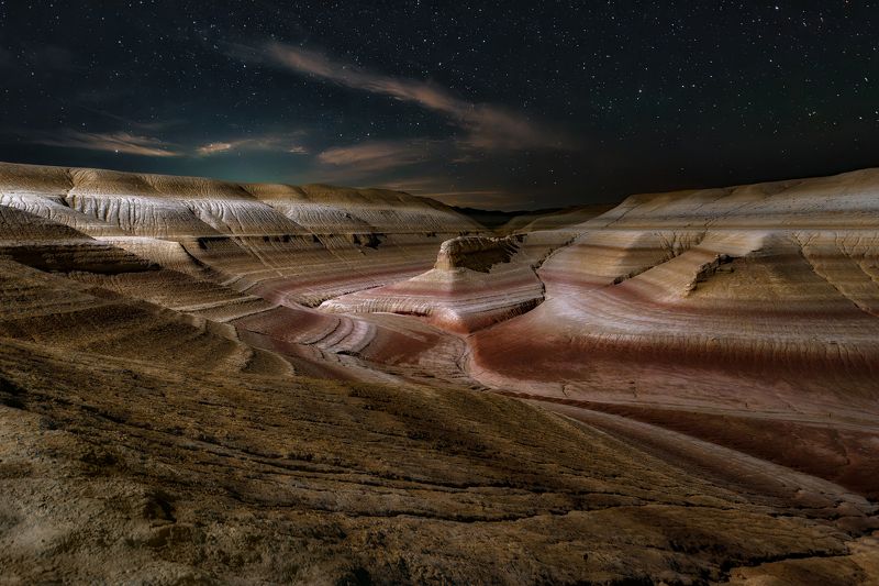 мангистау,мангышлак,казахстан,скалы,звёзды Урочище Кызылкуп фото превью
