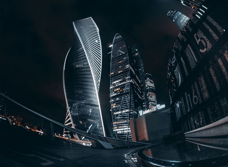 Ночная Москва фото превью