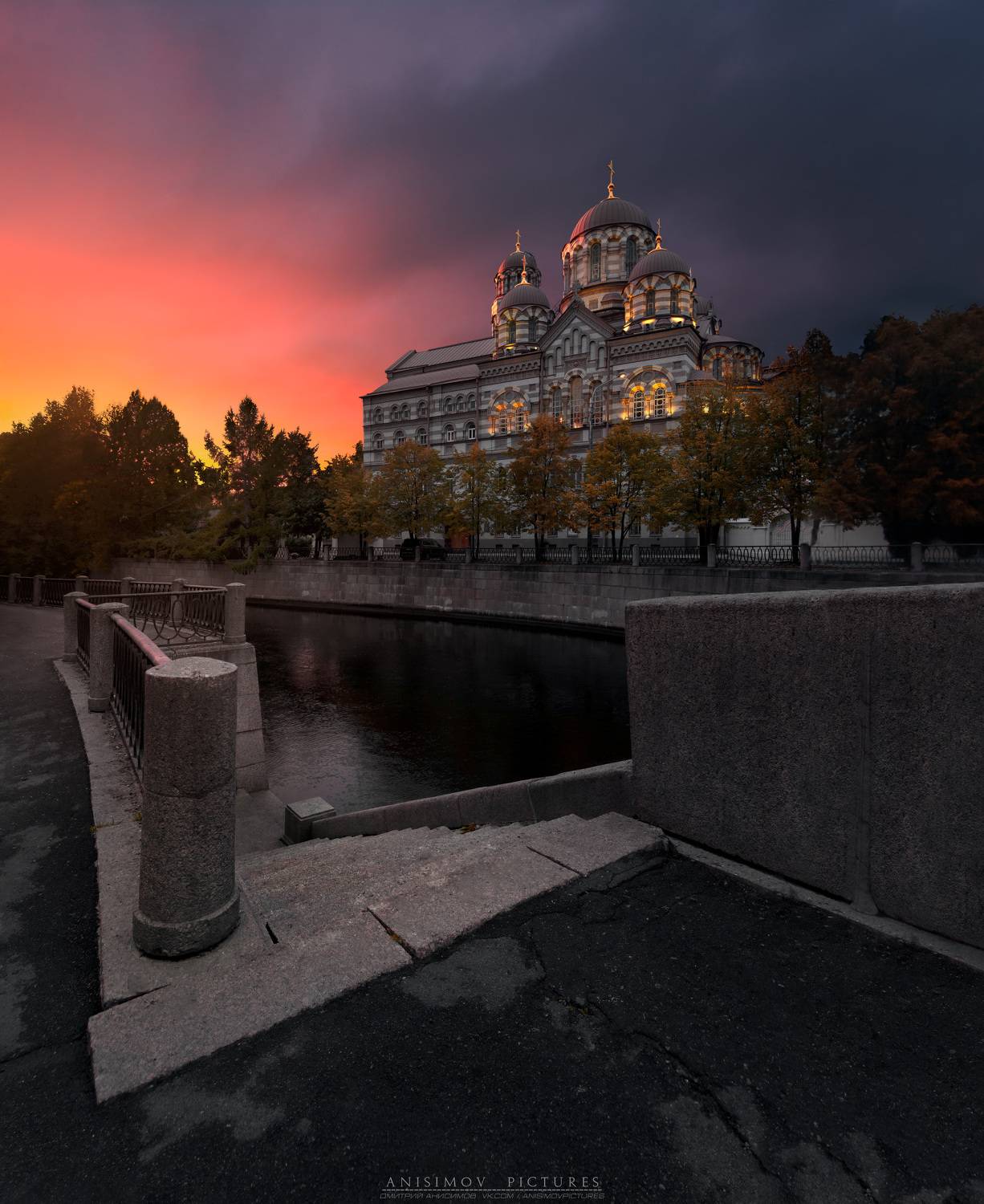 закат, архитектура, санкт-петербург, Dmitriy Anisimov