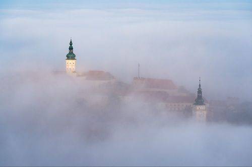 Autumn morning in Mikulov.