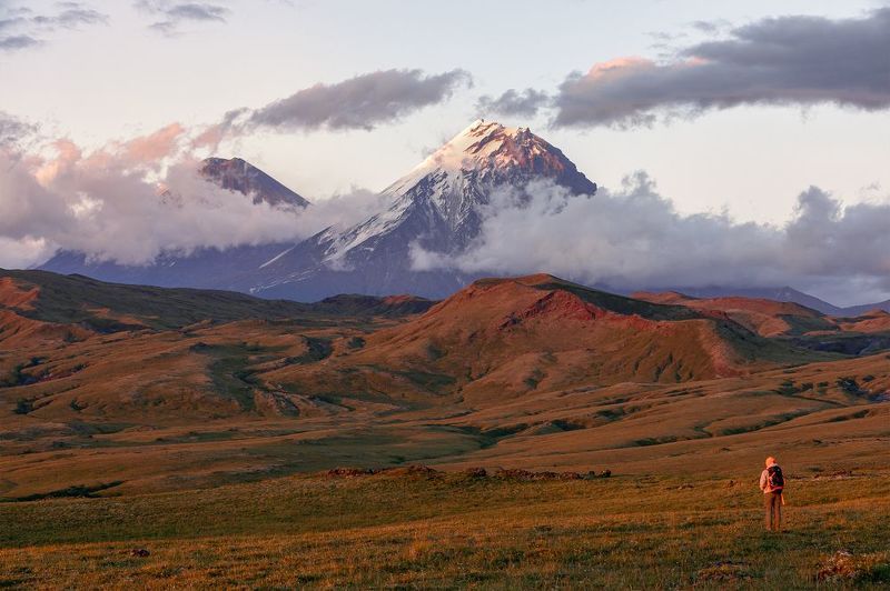 долина великанов, камень, камчатка, ключевская сопка, вулканы, kamchatka, ключевской, закат Долина Великанов фото превью