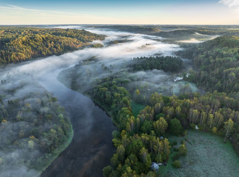 Холодное утро фото превью