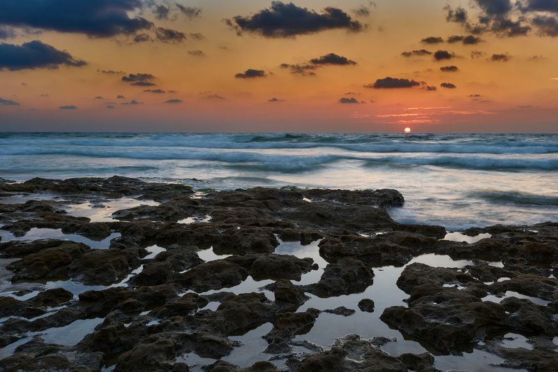 Mediterranean Sea, Sunset фото превью