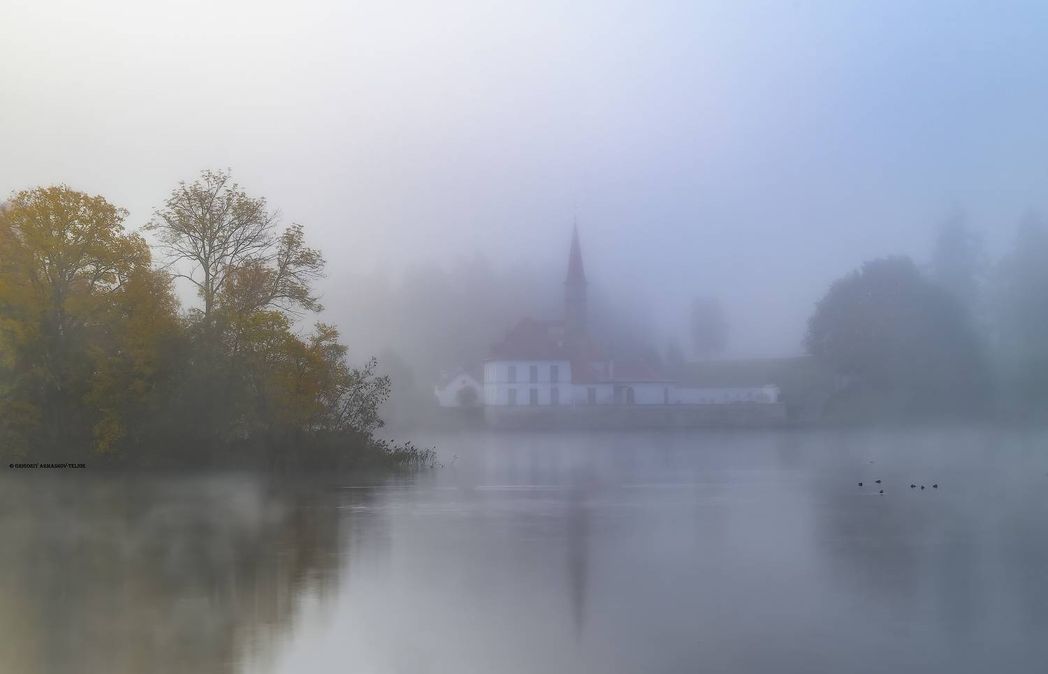 #туман #рассвет #отражение #пейзаж #осень, Армашов-Тельник Григорий