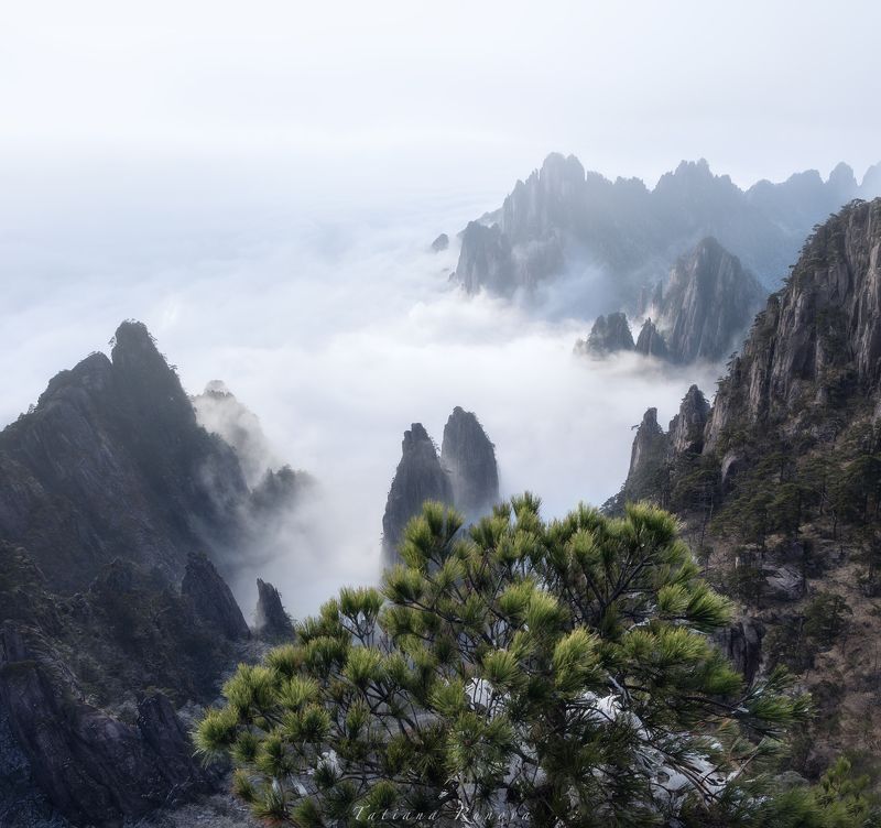 Над облаками.... Хуаншань фото превью