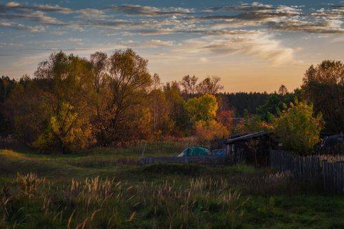 Околица. Октябрь.