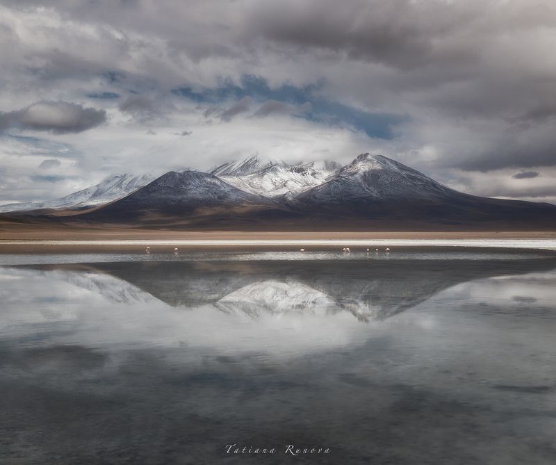 Высокогорная лагуна Альтиплано фото превью